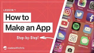 How to Make an App for Beginners 2020  Lesson 1 [upl. by Brion]