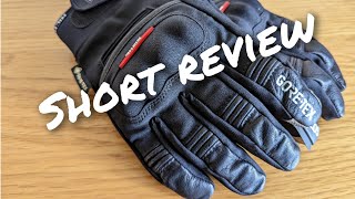 Richa city goretex gloves  Motorcycle gloves review [upl. by Allred]