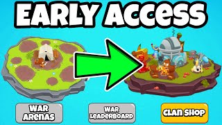 THE CLAN UPDATE EARLY ACCESS Bloons TD Battles 2 [upl. by Edora]