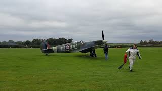 Race day at Shuttleworth Spitfire MkV [upl. by Zaob]