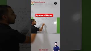 equation of Motion  class 9th Motion thephysicsacademy1731 shorts viralvideo [upl. by Lerraf]