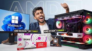 Building the Ultimate Budget All AMD Gaming PC 🤩 With Ryzen 5 9600X⚡ [upl. by Noonberg]