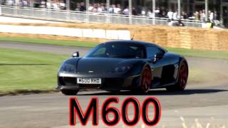 Noble M600  Takes to the Hill at Goodwood [upl. by Hawkins362]