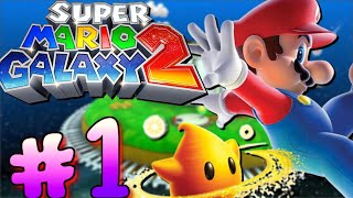 Super Mario Galaxy 2 Part 1  Breakin Down The Sky Station  Shadow The Gamer [upl. by Holbrook72]