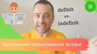 31 Bestimmter oder unbestimmter Artikel  Deutsche Grammatik [upl. by Pigeon]