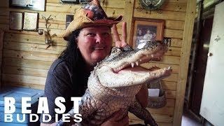 I Live With A 6’6quot Alligator  BEAST BUDDIES [upl. by Martie745]