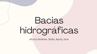 Bacias hidrográficas [upl. by Mohorva821]