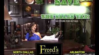 Freeds Furniture Year End Sale [upl. by Dinan]