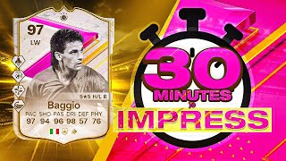 30 Minutes to Impress me 97 FUTTIES Baggio 🔥 FC 24 Ultimate Team [upl. by Raynah297]