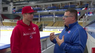 Getting to Know Your Kitchener Rangers  Hunter Brzustewicz  Rogers tv [upl. by Hitoshi]