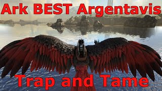 Ark Survival Ascended How to trap Argentavis Ark BEST Argentavis Trap ASA How to tame Argentavis [upl. by Anyaj790]