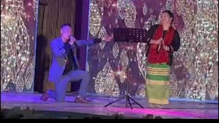 Onumoti Sisam and Katem Dai Duet Adi Romantic Song Adi Youth FestivalPasighat [upl. by Naxor]