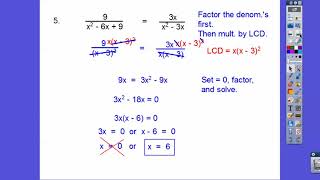 Solving Rational Equations  Module 93 [upl. by Cleasta]