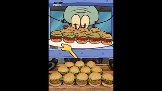 Krabby Patties On Wheat Buns vs Meatsiah vs Beardos Forest Delight okko bobsburgers spongebob [upl. by Nilloc]