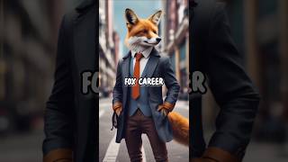 Fox career like human 😱🦊😎 shorts ai aipictures aicontent [upl. by Xuaeb]