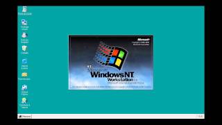 Windows NT 40 Workstation French [upl. by Nosneh]