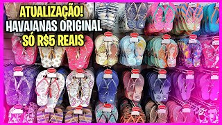 CHINELOS HAVAIANAS ATACADO  PROMOÇÃO R499 DIRETO DA DISTRIBUIDORA ORIGINAL DA HAVAIANAS NO BRÁS [upl. by Dyke]