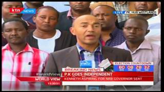 Peter Kenneth to vie as an independent after he lost to Mike Sonko during primaries [upl. by Irroc]