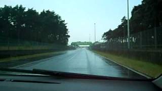 Wet track on circuit Zolder [upl. by Ivers]