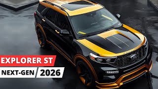 NextGen 2026 Ford Explorer ST Power Luxury and Tech [upl. by Ramo]