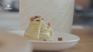 Ricetta Pinna linguine al pecorino romano muggine e lime Cartello Chef [upl. by Elery]