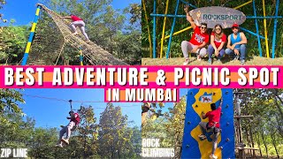 Best Adventure amp Picnic Spot in Mumbai  Rocksport  Rajeev Vlogs  Things to do in Mumbai  Thane [upl. by Norek]