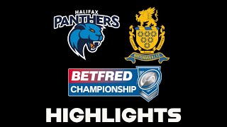 Halifax Panthers vs Whitehaven RLFC Betfred Championship Round 13 Highlights 30624 [upl. by Raffo]