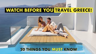 20 MUST know Greece Travel Tips  WATCH BEFORE YOU GO [upl. by Askari947]