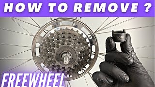 How to Remove Vintage FREEWHEEL  Correctly Unassembly [upl. by Semreh]