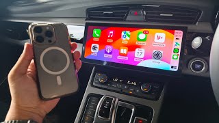 Checking out 2025 Proton X70s Apple CarPlay connectivity [upl. by Ahsiekit]