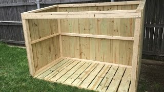 Building a Garbage Can Enclosure  Part 1 [upl. by Ohl]