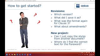 Webinar for Standard Drafters Getting Started with Drafting your European standards [upl. by Migeon218]