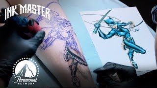 Best Tattoos of Ink Master Season 3  SuperVillains amp Realistic Anatomical Tattoos [upl. by Alan]