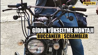 Gidon Yükseltme Montajı  Buccaneer Scrambler  Handlebar Upgrade [upl. by Lebna892]