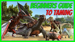 BEGINNERS GUIDE TO TAMING  ARK Survival Evolved 2022 S1 E2 [upl. by Barker]