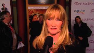 Saving Mr Banks Karen Dotrice World Premiere Interview  ScreenSlam [upl. by Runstadler98]