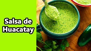 ❤ COMO HACER UNA CREMA O SALSA DE HUACATAY  2021 [upl. by Yrdua345]