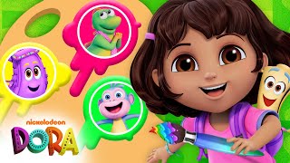 Guess the Missing Color Game w Dora amp Boots 2  Dora amp Friends [upl. by Long]