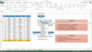 Cálculo con Funciones de Base de Datos en Excel BDSUMA BDPROMEDIO [upl. by Im]