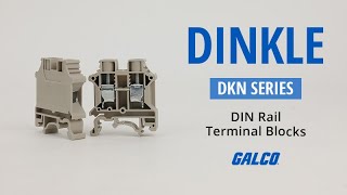 DINKLE DKN Series DIN Rail Terminal Blocks  Galco [upl. by Ffej307]