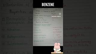 Benzene  MOP  Properties  Reagentsorganicchemistry nidaahrazneetjeeboardsncert [upl. by Grimaldi]