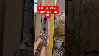 Trucje verf verwijderen [upl. by Neelie]