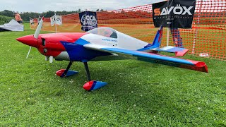 Laser 104 RC AerobaticsDean Lampron at Binghamton Aeros 2023 Festival of Giants [upl. by Aidiruy]