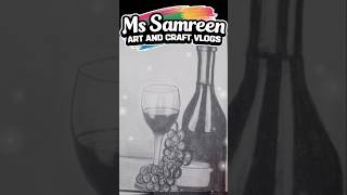 😱😱Objective drawing ms samreen art craft viralart viralcrafts viralvideo🎨🖌️🤩 [upl. by Anilrats]