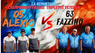 championnat France pétanque vétéran  FAZZINO vs ALEXIO  La REMONTADA [upl. by Mickelson]