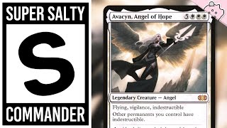 Salty Commander  Avacyn Angel of Hope  Very Powerful  Deck Tech  EDH  MTG [upl. by Naitsirt]