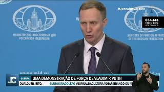 Guerra no leste europeu Putin programa desfile do dia da vitória em Moscou [upl. by Arev]