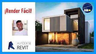 ✅✅🏡 Render Fácil y Rápido en Revit  Como renderizar en Revit [upl. by Wester]