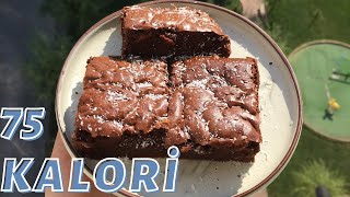 2 Malzemeli Fit Diyet Brownie  Fit Tarifler  Kilo Ver  Diyet Tatlı Tarifleri [upl. by Hortensa]