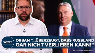 UKRAINEKRIEG quotOrban von seiner Friedensmission überzeugtquot Exklusivinterview mit UngarnPremier [upl. by Federica]